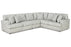 Playwrite 4PC Gray Sectional