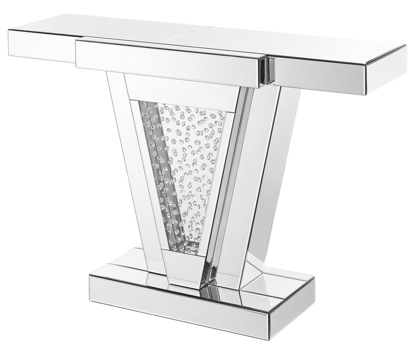 Rectangle Crystal Console Table