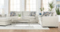 Contour Chiffon 2 Piece Living Room Set