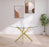 Round Gold Dining Table