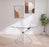 Round Silver Dining Table