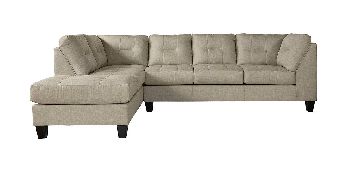 Jitterbug Khaki Left Facing Sectional