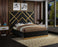 Vector Black/Gold Queen Bed