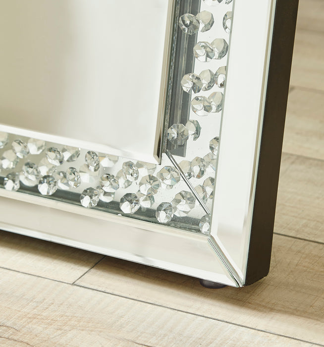 Modern Clear Contemporary Floor Mirror