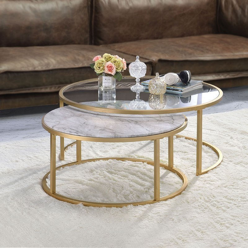 Shanish 2 Piece Nesting Coffee Table