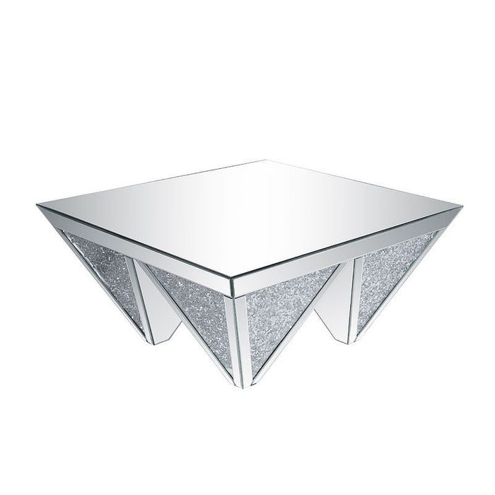 Noralie Square Mirrored Coffee Table