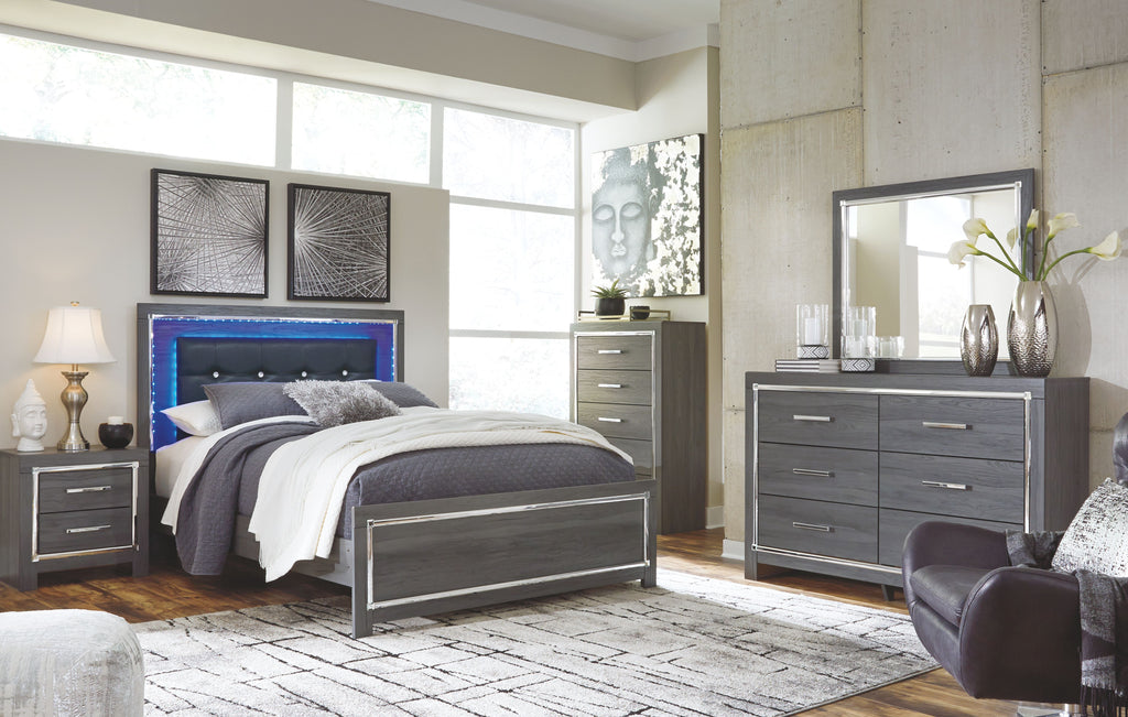 Lodanna Gray 4 Piece Queen Bedroom Set