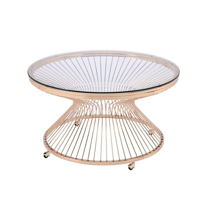 Lavinia Rose Gold Coffee Table