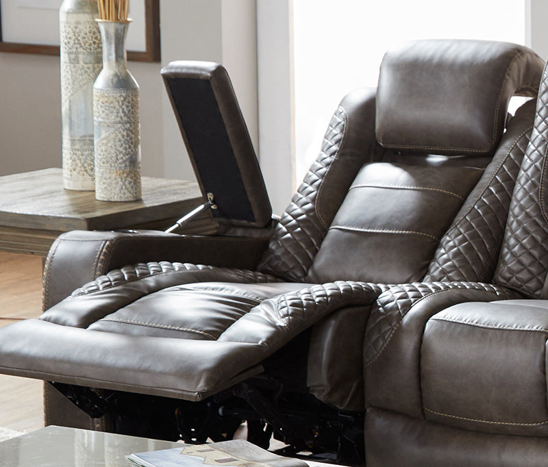 Italian Cocoa 2 Piece Power Reclining Leather Living Room Set