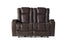 Italian Cocoa 2 Piece Power Reclining Leather Living Room Set