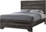 Nathan Gray Oak Finish 5 Piece Queen Bedroom Set